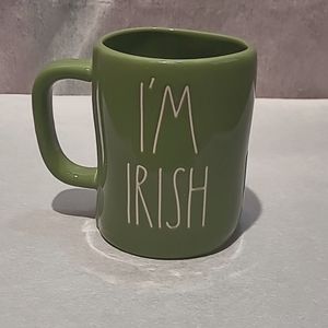 Rae Dunn Kiss Me I'm Irish Mug Double Sided